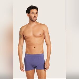 BOODY Men's Seamfree Boxer Briefs - M - Bluebell